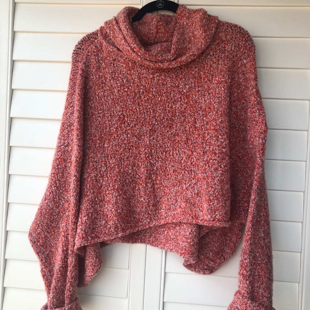 Free People mock neck sweater